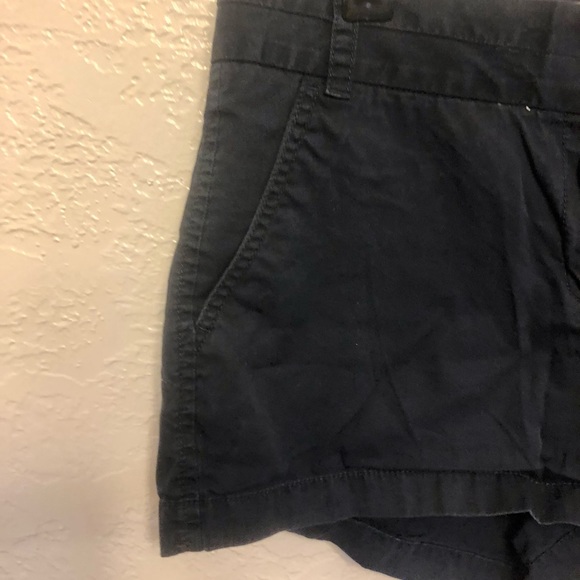 JCrew dark navy chino shorts, size 4 - Picture 2 of 5